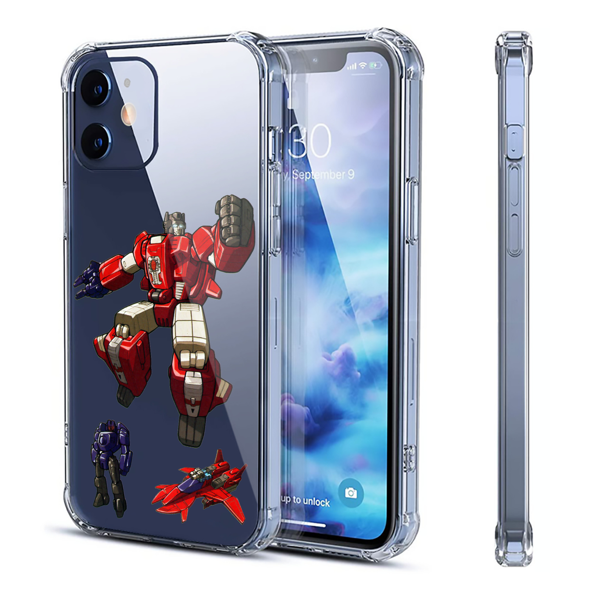 （画像用）  【iPhone 12シリーズ対応】透明スマホケース（クリアソフトケース）